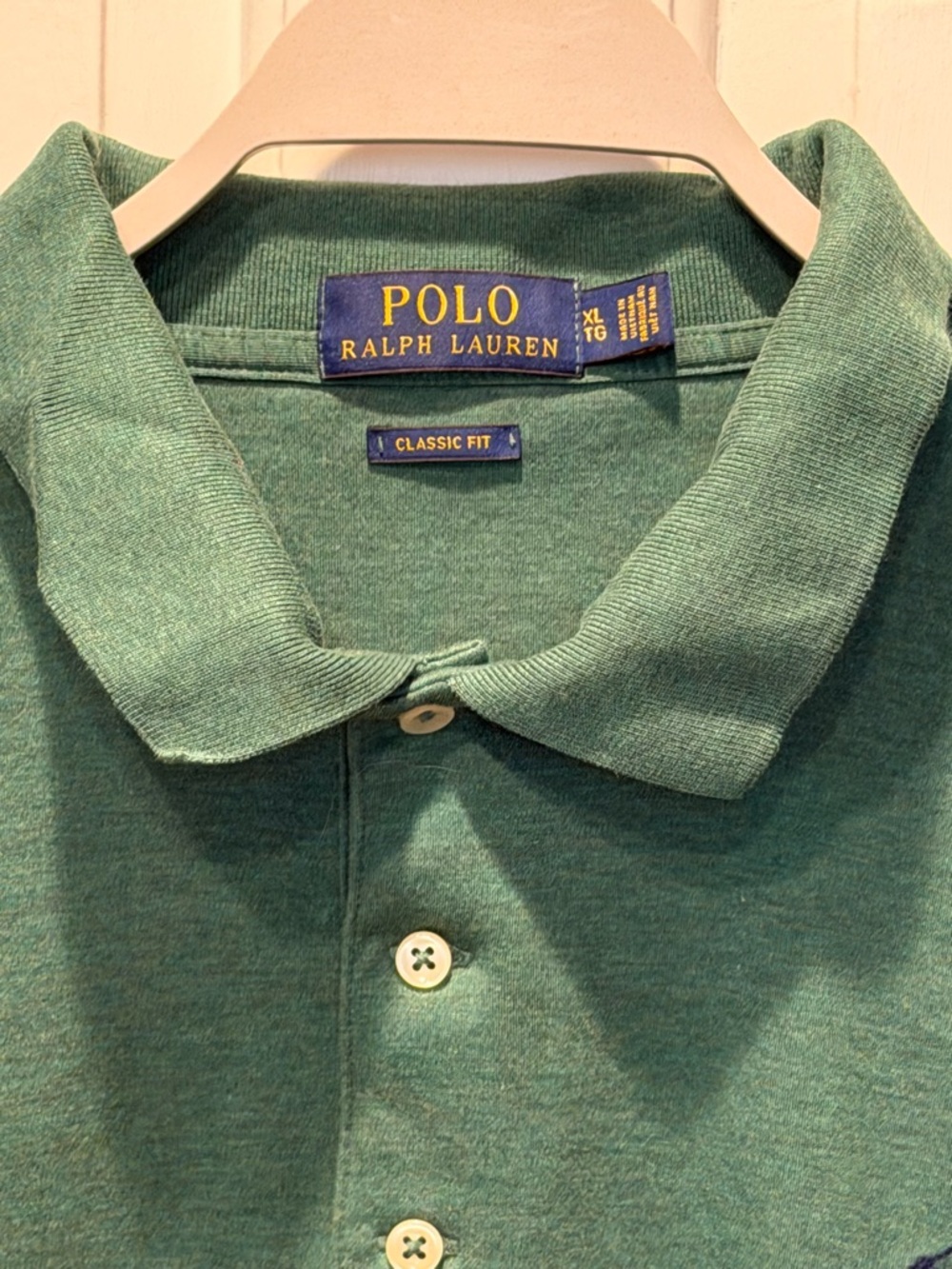 Ralph Lauren Polo Classic Fit Green XL Soft - Picture 4 of 4